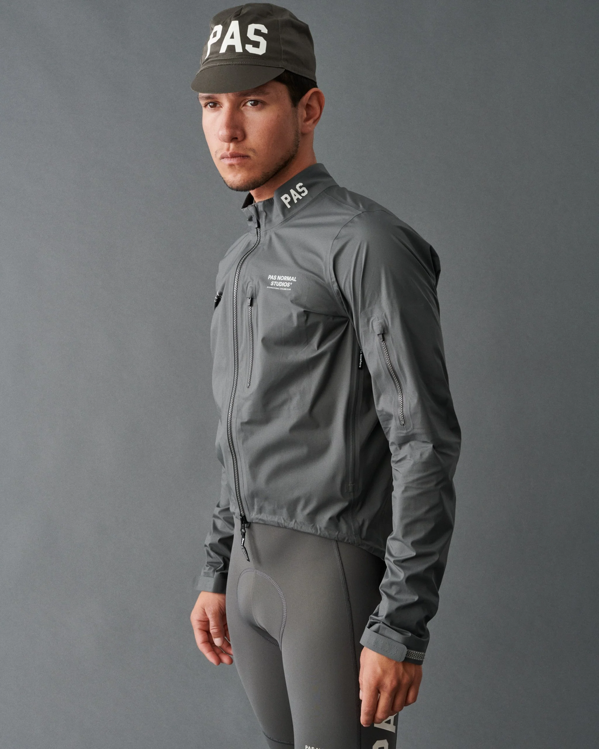 ウェア PAS STOW AWAY JACKET Dark Grey S Men's PAS Stow Away Jacket — Dark Grey — Maglia Rosa